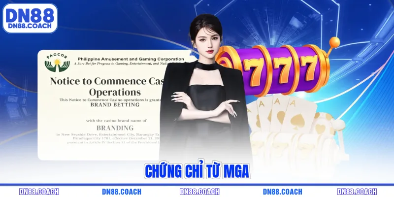 Chứng chỉ từ MGA