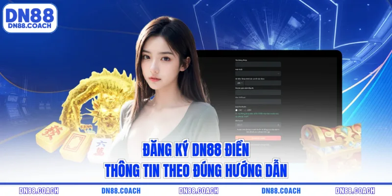 Đăng ký DN88 điền thông tin theo đúng hướng dẫn